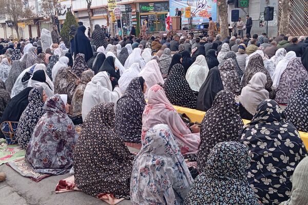 نماز عید فطر در شهرستان قروه