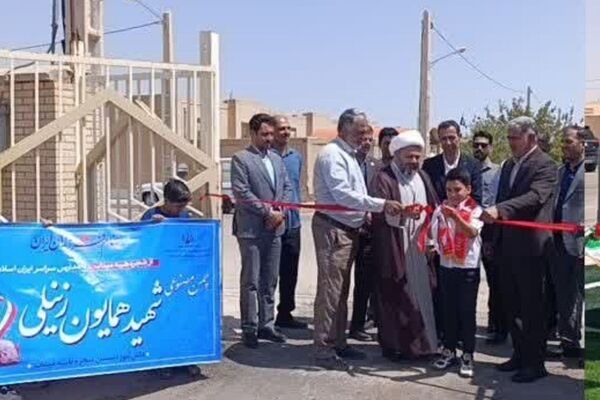 افتتاح زمین چمن مصنوعی «شهید زینعلی» در عشق‌آباد، الگویی از مشارکت جمعی برای شکوفایی استعدادهای ورزشی است
