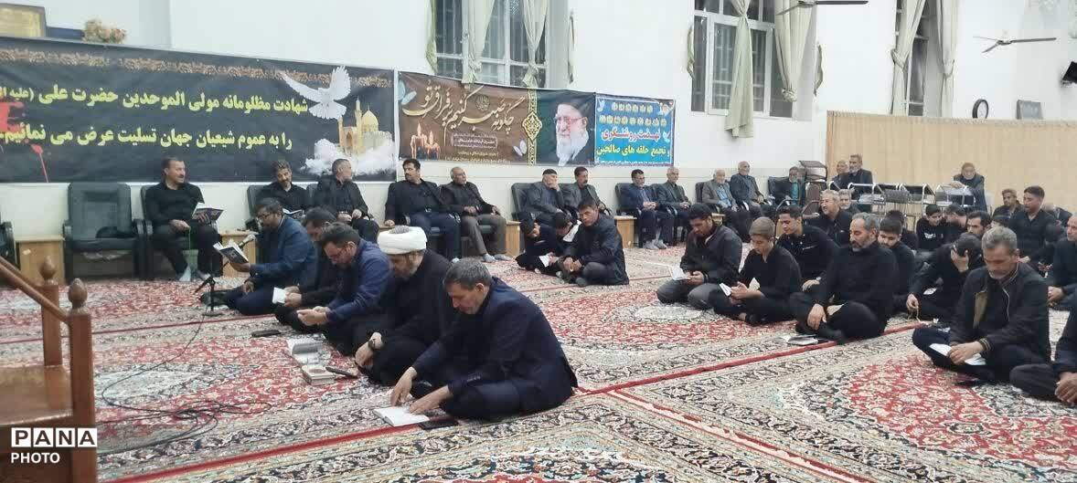 مراسم شب احیای بیست و سوم و شب قدر روستای مهدی آباد خلیل آباد 