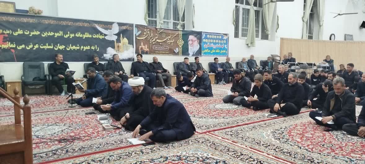 مراسم شب احیای بیست و سوم و شب قدر روستای مهدی آباد خلیل آباد 