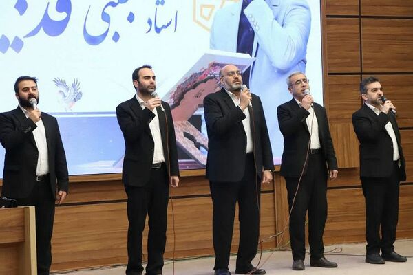 آئین تجلیل از استاد مجتبی قدبیگی قاری بین المللی برگزار گردید