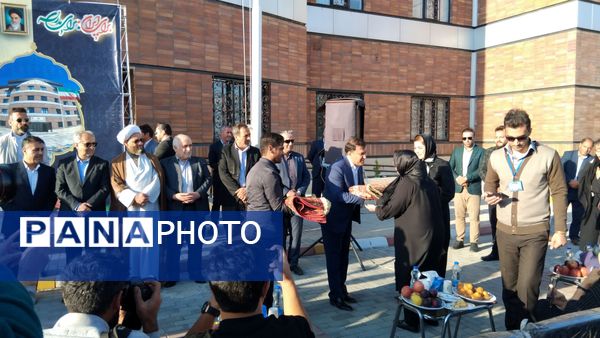 آیین افتتاحیه هنرستان ۱۸ کلاسه حاج حسن شهبازی اهر