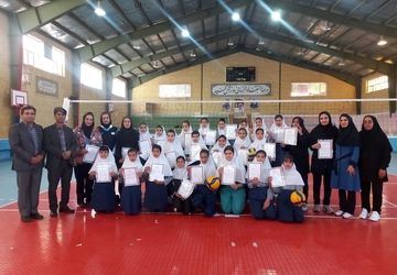 برگزاری فینال مسابقات والیبال شهرستان آباده