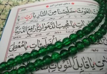 برگزاری مراسم شب احیا در بنادکوک دیزه