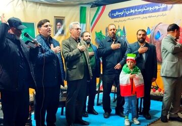 آیین بزرگداشت دانش‌آموزان شهید میناب در استودیو مدرسه وطن