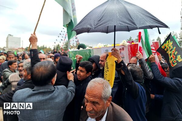 راهپیمایی روز قدس و تشییع شهید اقتدار در مرودشت