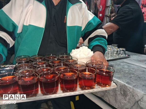 خدمات رسانی موکب های مردمی حسینه فضل 