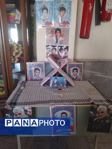 مراسم سالگرد شهادت شهید قاسم سلیمانی در مدارس منطقه پردیس