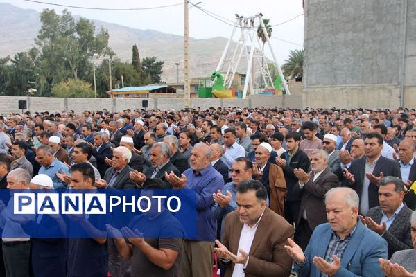 نماز عید فطر در پلدختر و معمولان