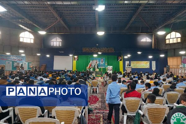 مراسم یادواره شهدا بسیج دانش‌آموزی در مصلی نسیم‌شهر