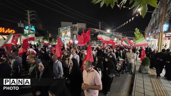 نود شب استقامت و پایداری مردم رجایی شهر کرج
