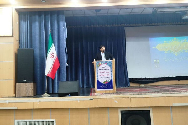 جلسه معارفه و تکریم مدیر آموزش و پرورش شهرستان جم