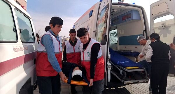 بیست و هفتمین مانور سراسری زلزله و ایمنی در هنرستان حاج حسن شهبازی اهر