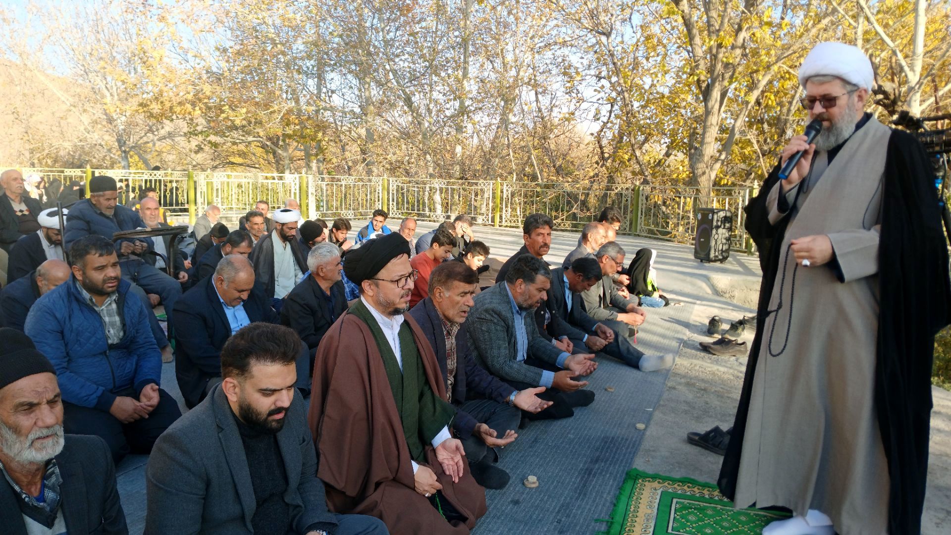 نماز باران در شهرستان بن 