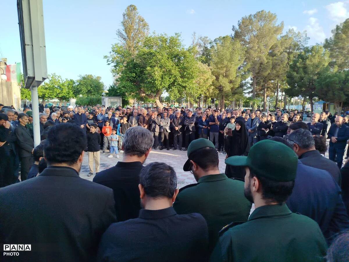گرامیداشت چهلمین روز شهادت پاسدار محمد صادق نظافتی در کاشمر