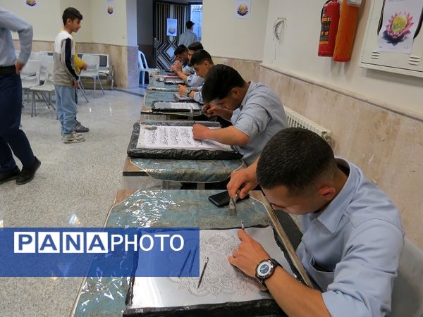 نمایشگاه هنرستان کار دانش جهان نما شهرستان بجنورد