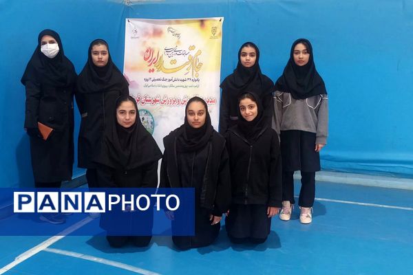 مسابقات ورزشی بین مدرسه‌ای داژبال در شهرستان قرچک