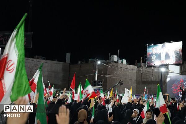 حضور مردم بم همچنان در اوج