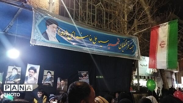 عزاداری های خیابانی در شب شانزدهم شهادت رهبر معظم انقلاب اسلامی در نیشابور 