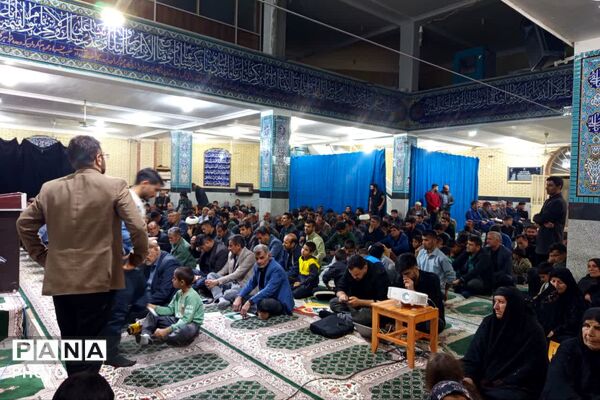 اجتماع بزرگ مردم قلعه رئیسی در پی شهادت رهبر معظم انقلاب 