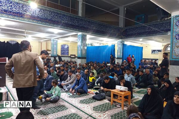 اجتماع بزرگ مردم قلعه رئیسی در پی شهادت رهبر معظم انقلاب 