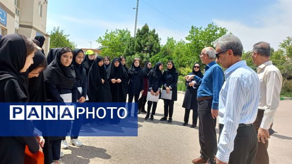 حضور دانش آموزان دبیرستان ۱۵خرداد در اردوی راهیان پیشرفت 
