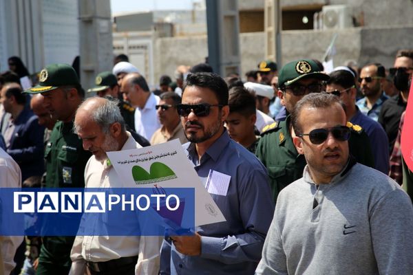 راهپیمایی روز قدس در تنگستان