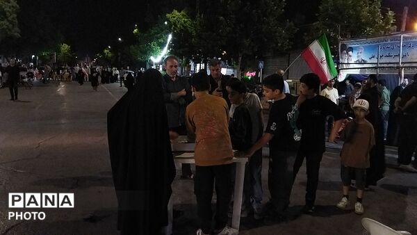 موکب جبهه فرهنگیان نیشابور در هشتاد و نهمین شب از اجتماعات مردمی 