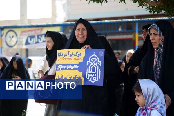 راهپیمایی روز قدس در تنگستان