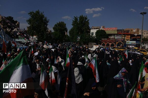 اجتماع سراسری «اقتدار ایران سرافراز» جان فدایان امام رضایی شهرستان ورامین