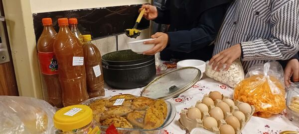 بازارچه کسب و کار دانش آموزی در دبیرستان مادر مهربان خلیل آباد