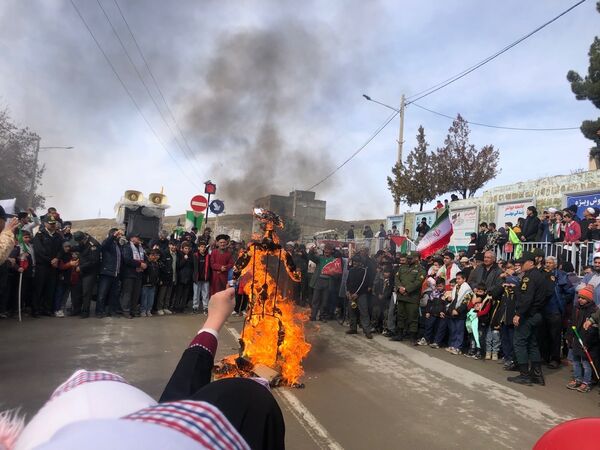 راهپیمایی 22 بهمن راز جرگلان 