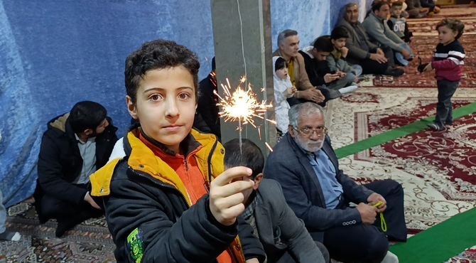 جشن میلاد امام زمان در شهر سفیددشت 