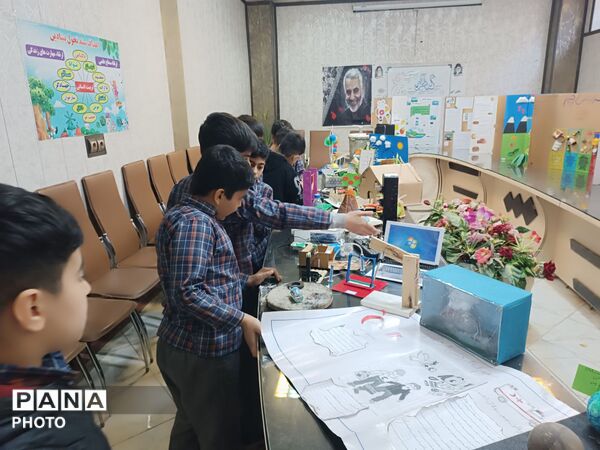 نمایشگاه «جابر دست‌سازه» مخترعان کوچک در آموزشگاه علامه طباطبایی پیشوا