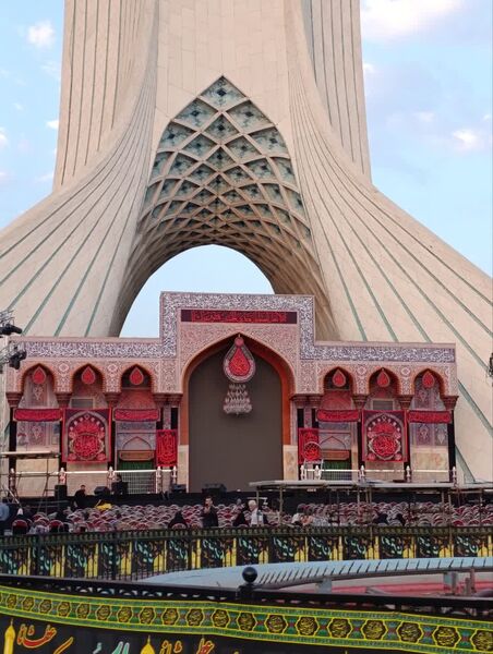 برگزاری برنامه «محرم شهر» در میدان آزادی تهران