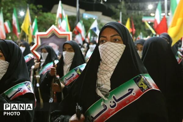 رزمایش دختران جان فدای ایران در گناباد