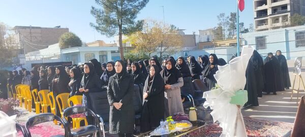  مراسم شهادت حضرت فاطمه زهرا (س) در دبیرستان دخترانه فاطمیه