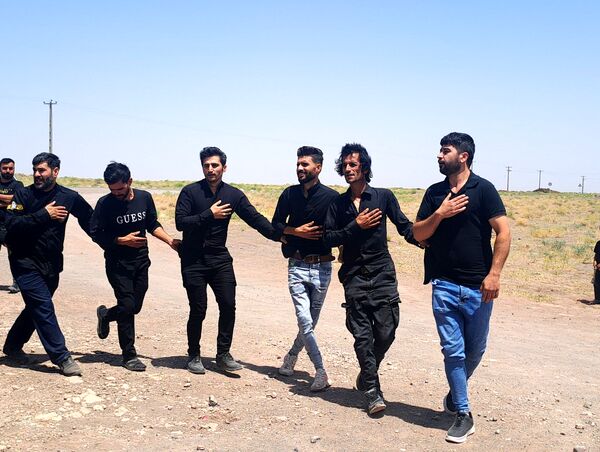 عزاداری ظهر عاشورا در روستای حسن آباد بلهر 