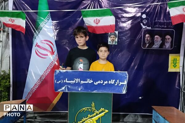 شکوفه‌های امید  دبستان شاهد خوانساری در مسیر بیعت