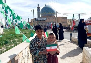 حماسه حضور در راهپیمایی 22 بهمن در لارستان