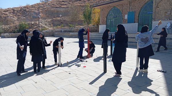 اردوی یک روزه دانش‌آموزان بسیجی همراه با ساخت موشک‌های استکبارستیزی 