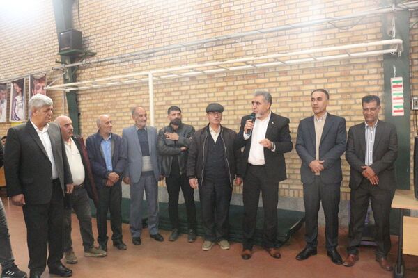 تجلیل از قهرمان مسابقات کشتی غرب آسیا