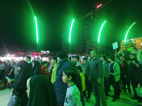 خروش مردم دار المومنین کاشان در میدان جهاد