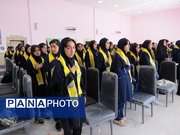 اردوی تمشک دختران بجنورد در اردوگاه شهید چمران 