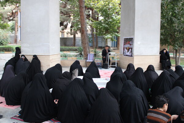 مراسم جاماندگان اربعین در کنار مزار شهدای سملقان
