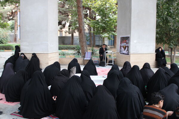 مراسم جاماندگان اربعین در کنار مزار شهدای سملقان
