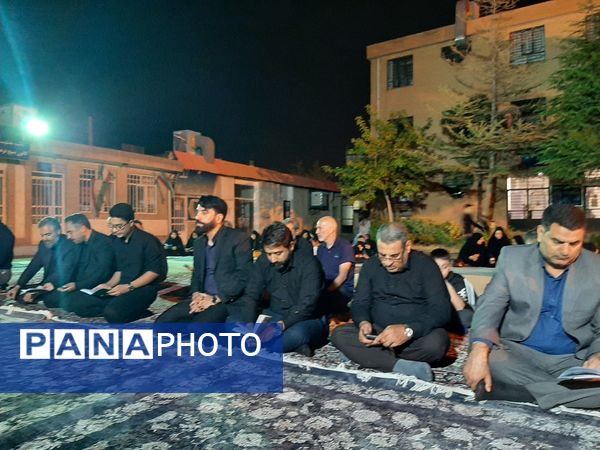 اجتماع حسینی در اداره آموزش و پرورش ناحیه ۷ مشهد 