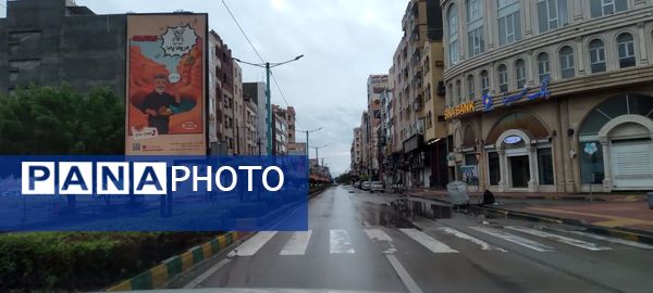 باران، چهره بندرعباس را تازه کرد