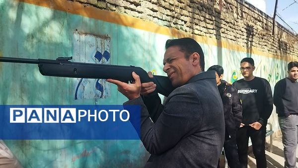 مسابقات تیراندازی یادواره شهدای امنیت دانش آموز نیشابوری 