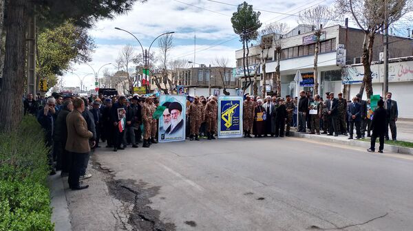 مردم شهرستان چناران با حضور گسترده در راهپیمایی روز قدس